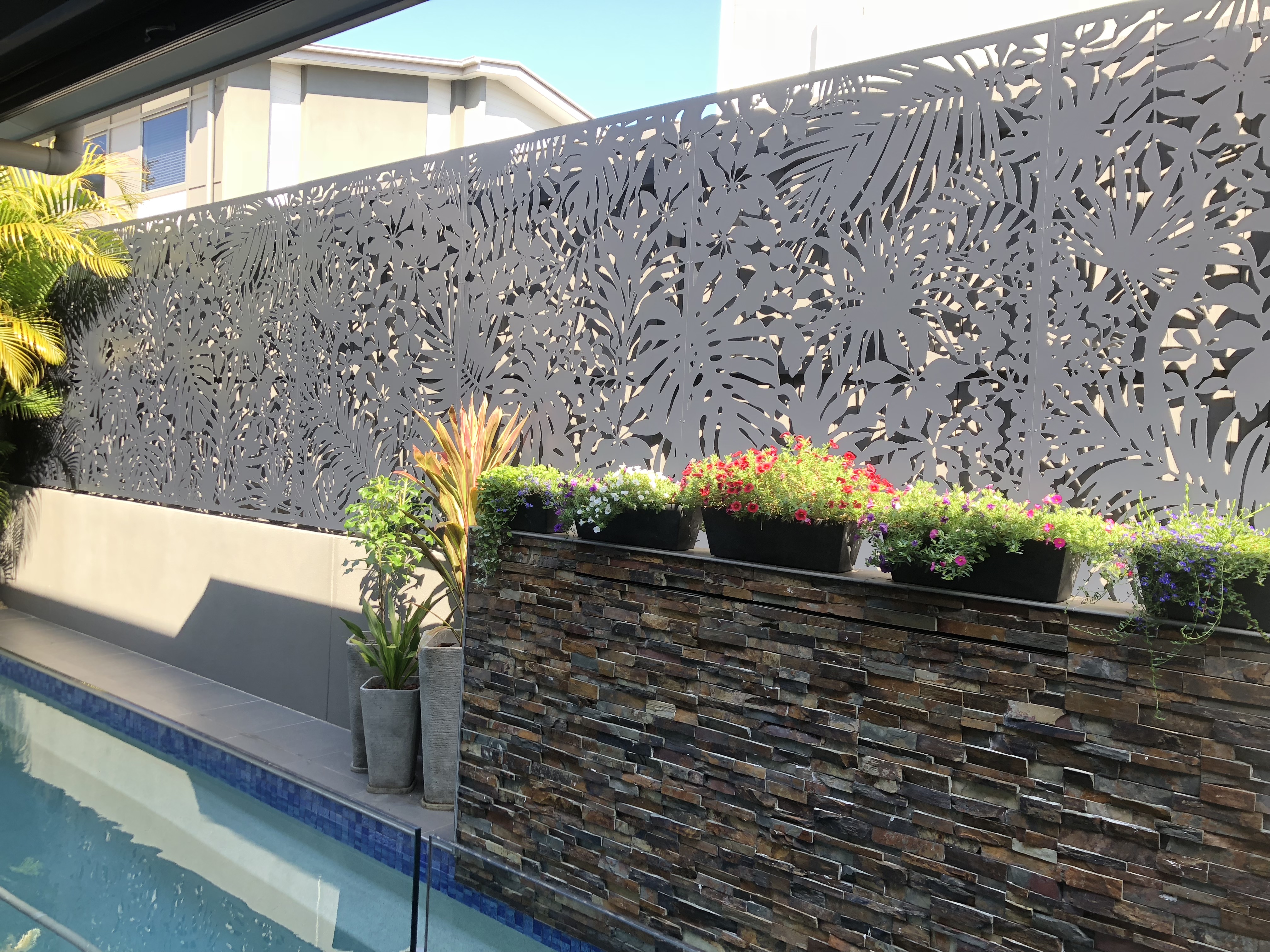 Aluminium decorative screens